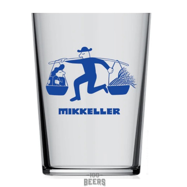 Mikkeller rice lager glass